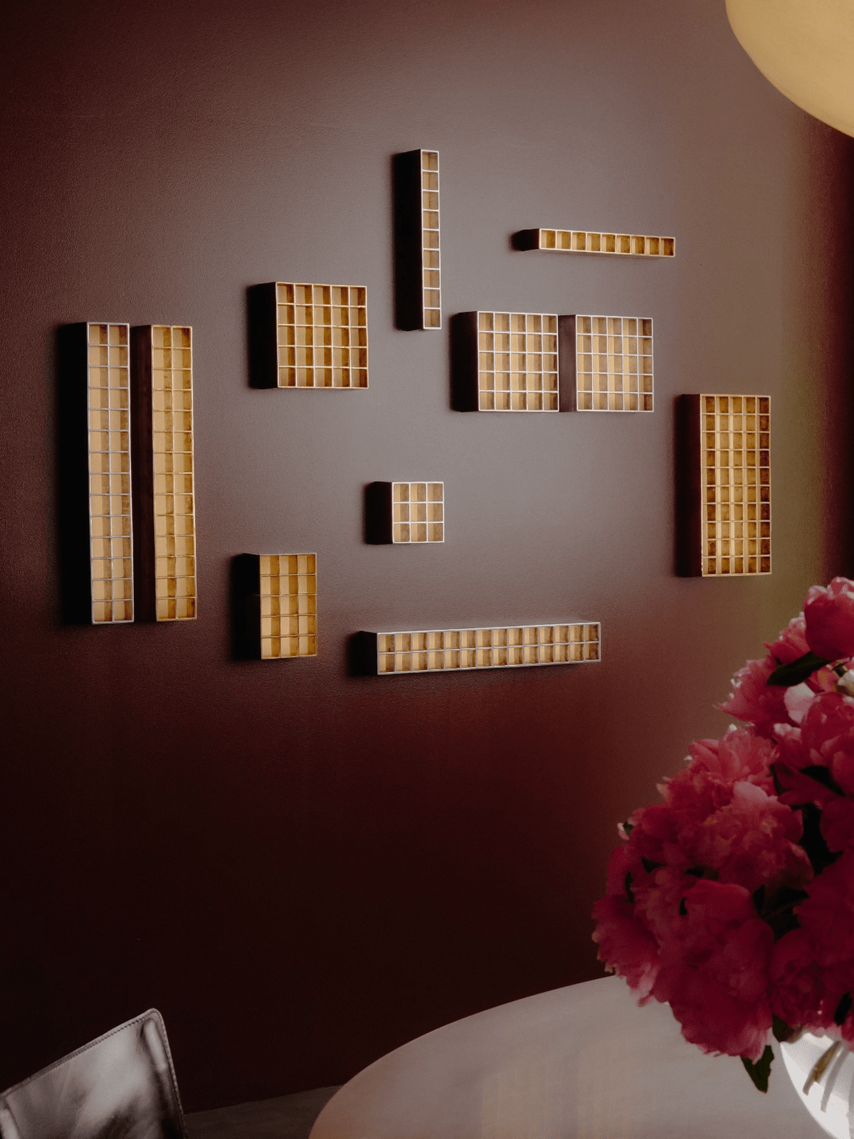 Aveline Grid Wall Light
