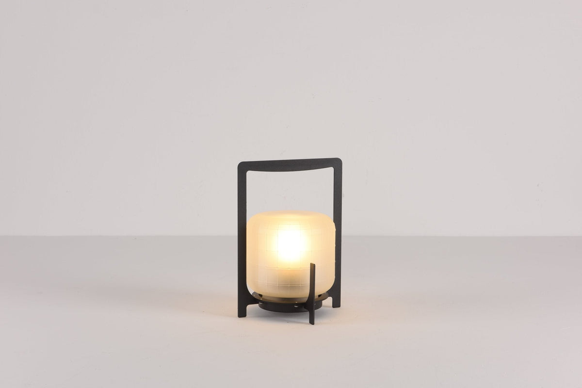 Black Twilight Lantern Table Lamp