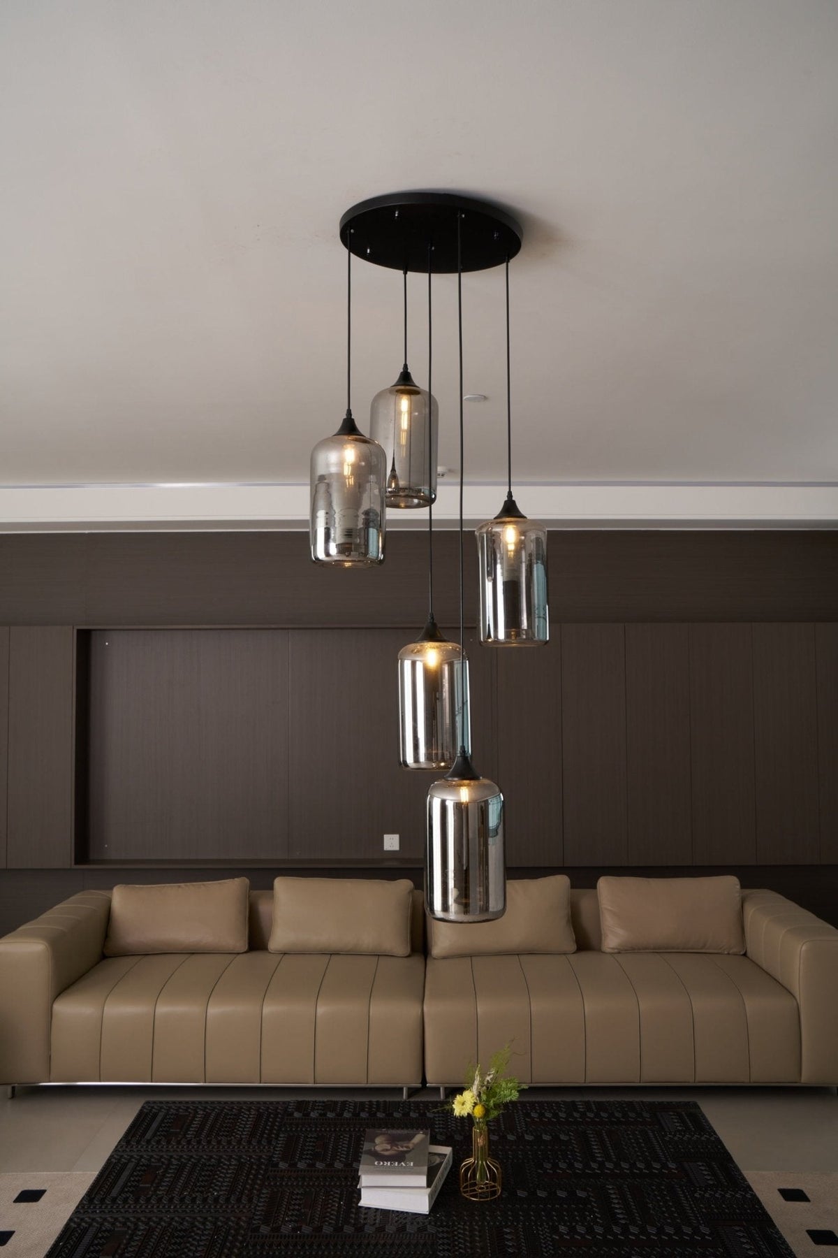 Bottle Glass Pendant Light