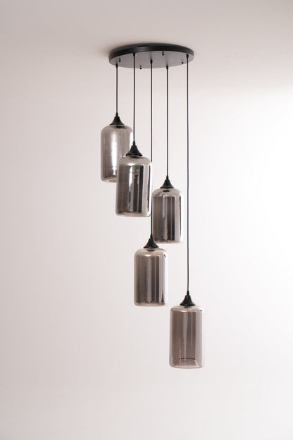 Bottle Glass Pendant Light