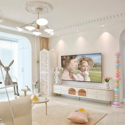 Colorful Marble & Glass LED Floor Lamp
