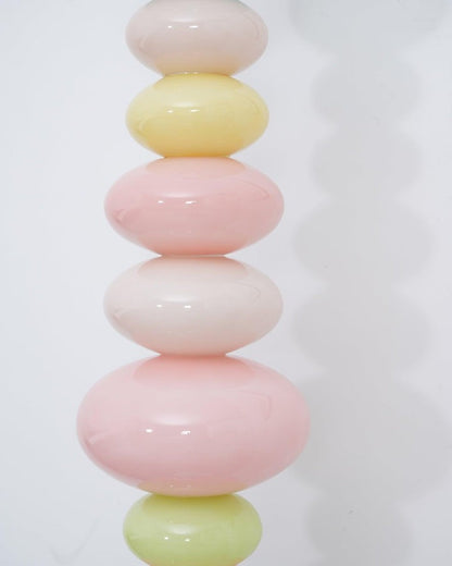 Colorful Marble & Glass LED Floor Lamp