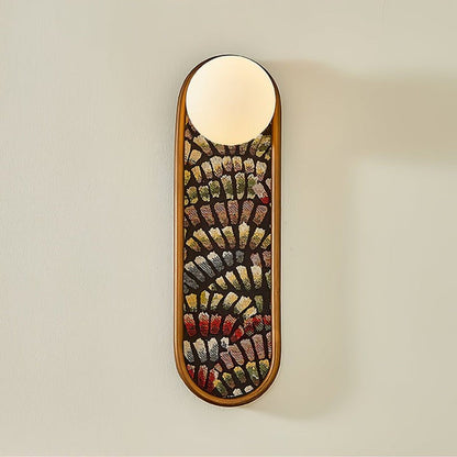 Colorful Mosaic LED Wall Sconce