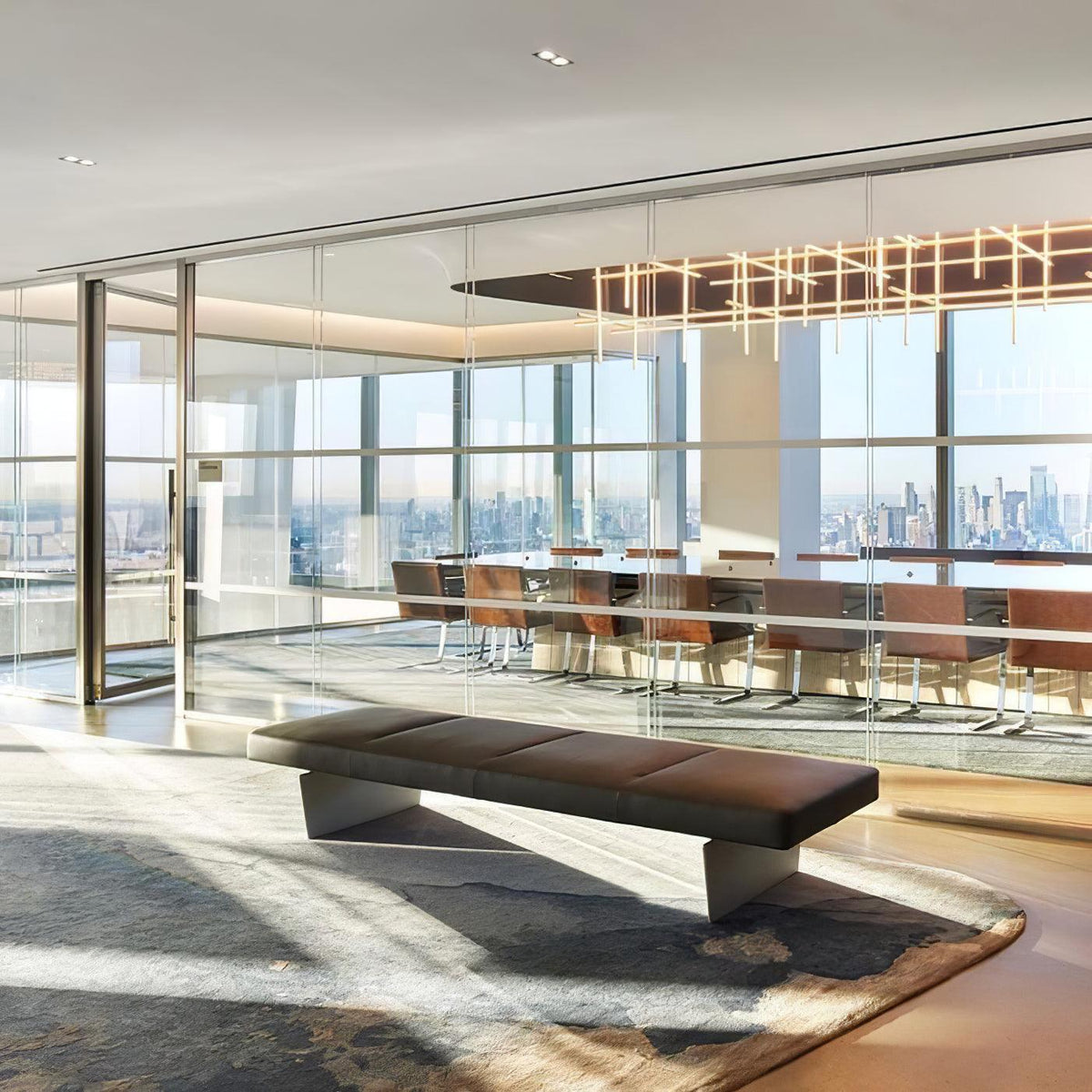 Gridline Linear Chandelier