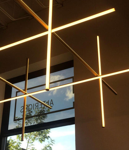 Gridline Linear Chandelier