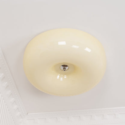 Cream Pudding Ceiling Lamp