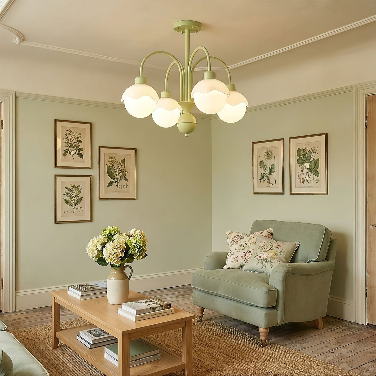 Creamy Lychee Matcha Chandelier