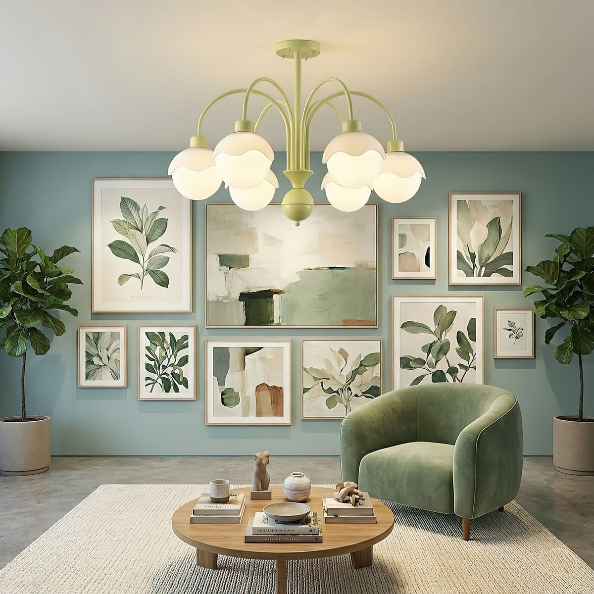 Creamy Lychee Matcha Chandelier