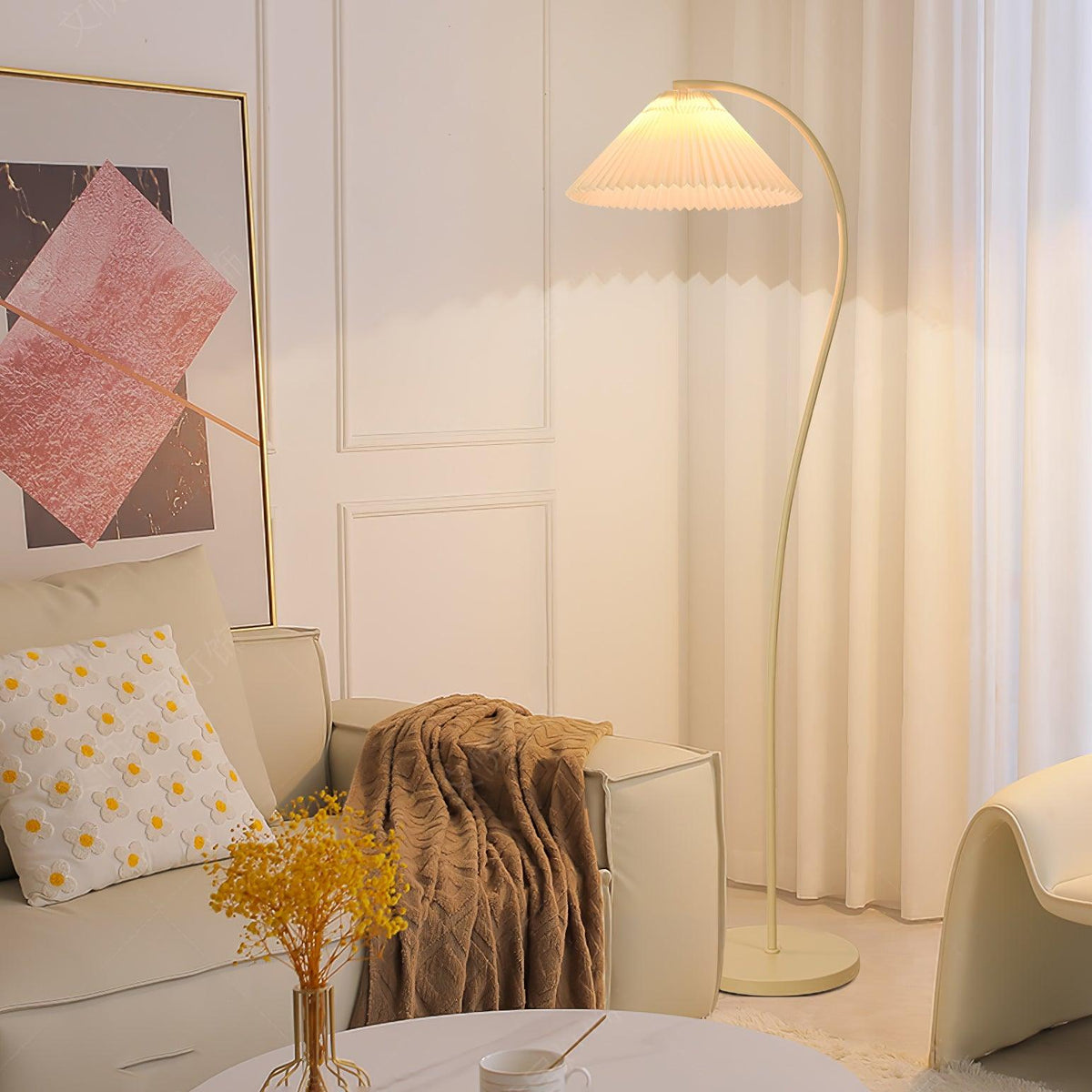 Crescini Pleated Floor Lamp