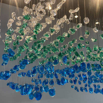 Crystal Stone Chandelier