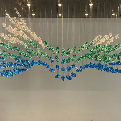 Crystal Stone Chandelier
