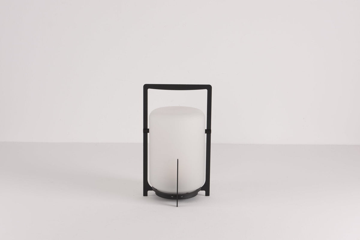 Black Twilight Lantern Table Lamp