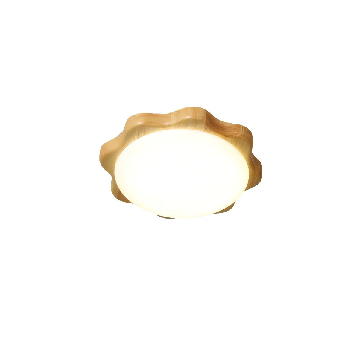 Drum Wood Ceiling Lamp