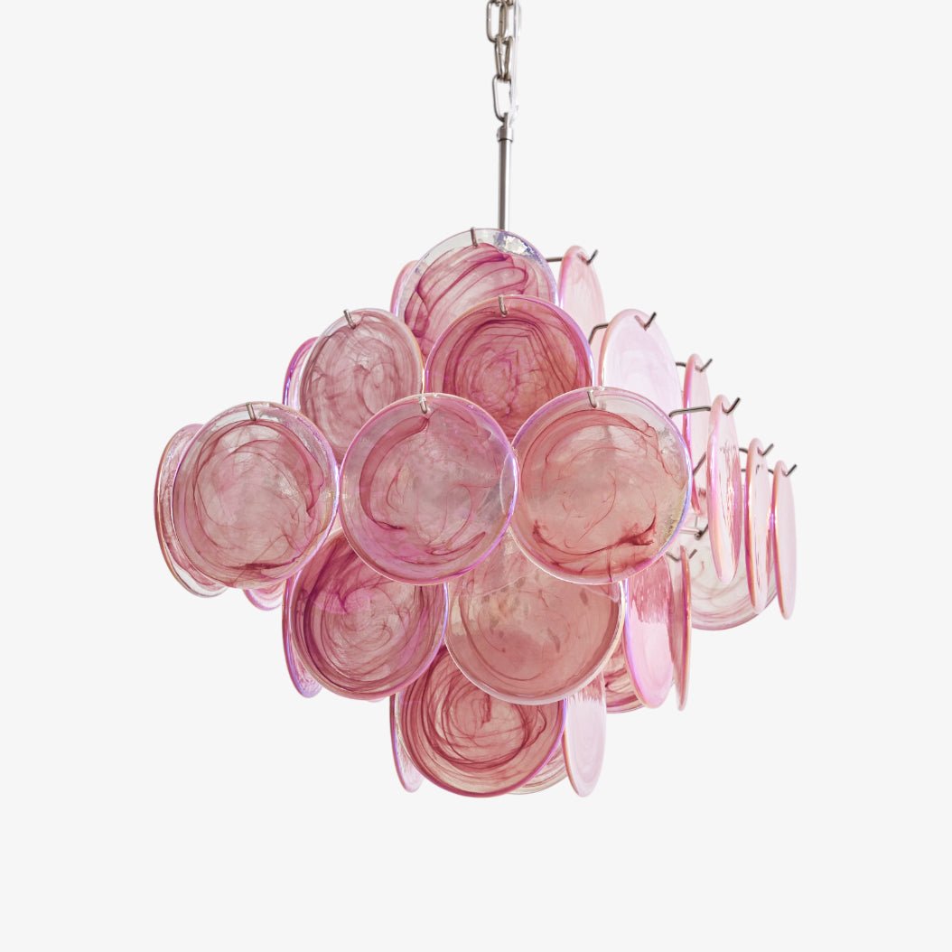 Aurelia Pink Murano Glass Chandelier