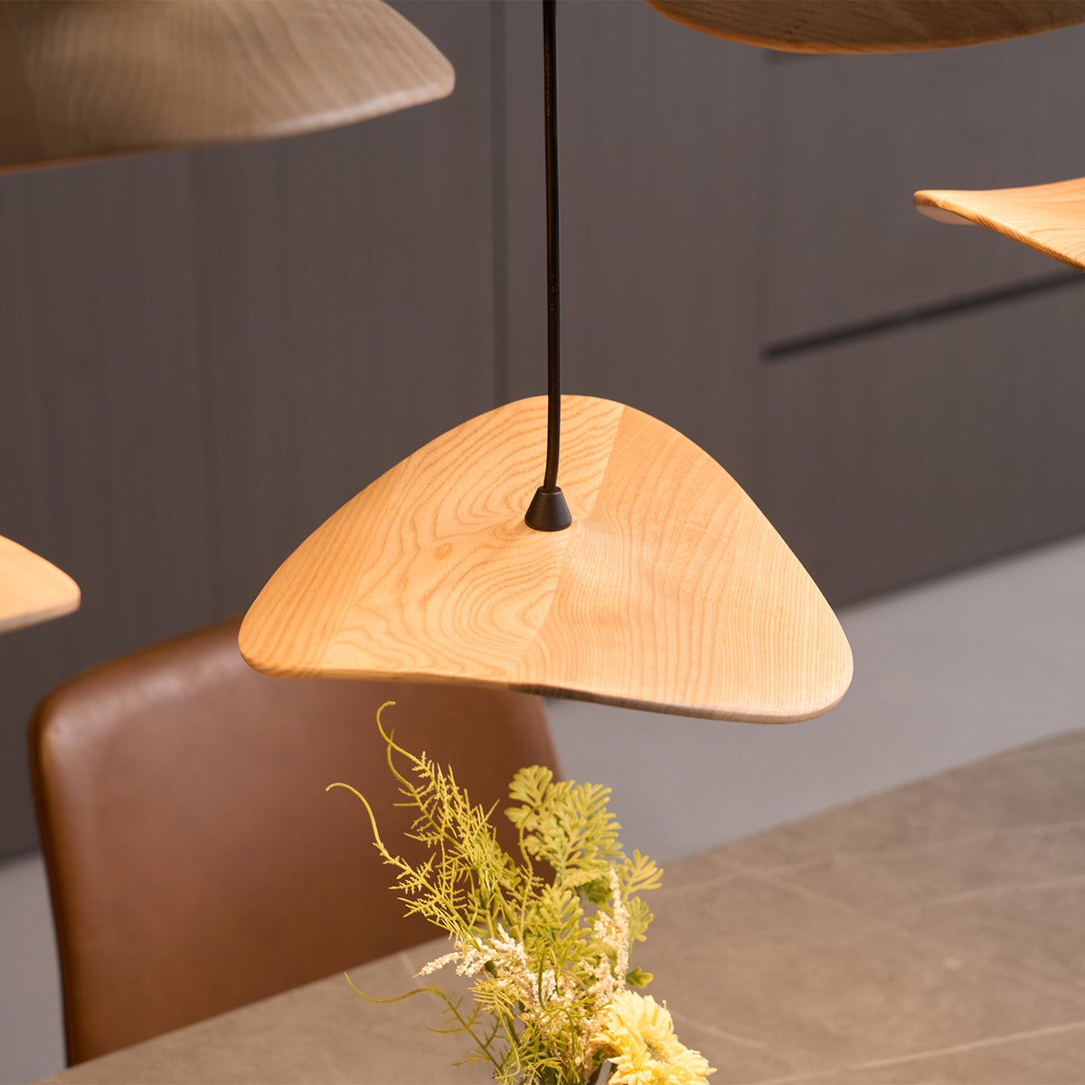 Empty Leaf Chandelier