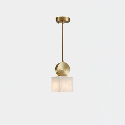 Etruscan Aabaster Pendant Light