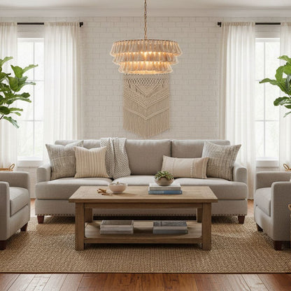 Fela Tassel Chandelier