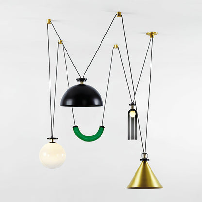 Geometric Shape Art Modern Chandelier