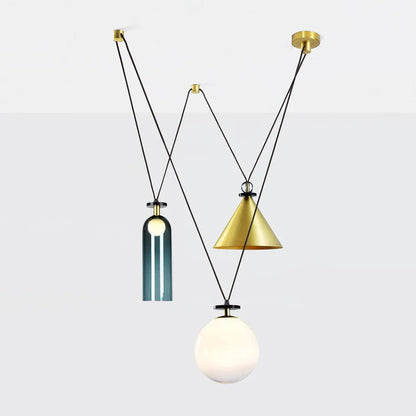 Geometric Shape Art Modern Chandelier