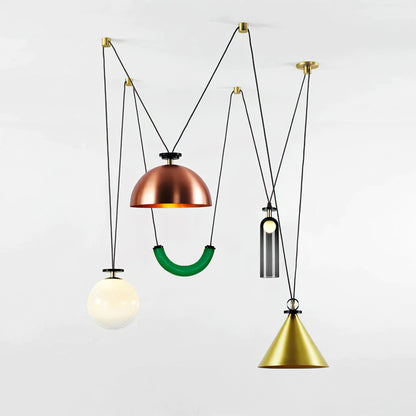 Geometric Shape Art Modern Chandelier
