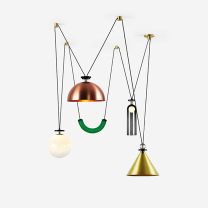 Geometric Shape Art Modern Chandelier