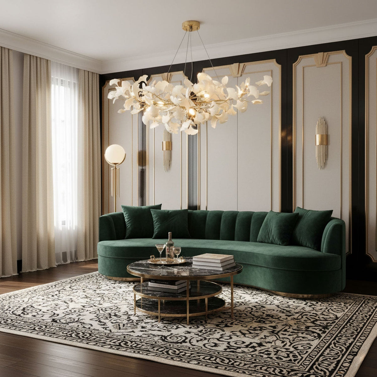 Gingko Chandelier B