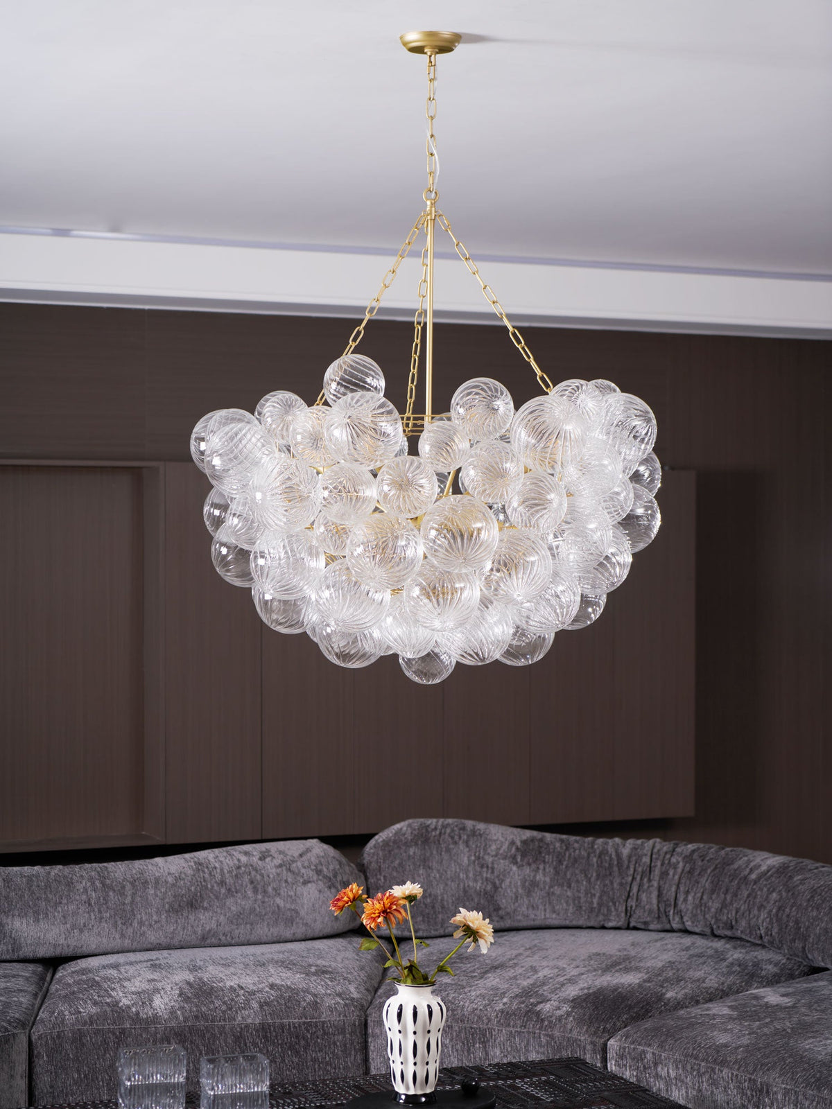 Glass Ball Bubbles Chandelier
