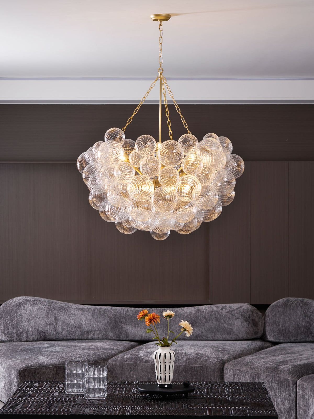 Glass Ball Bubbles Chandelier