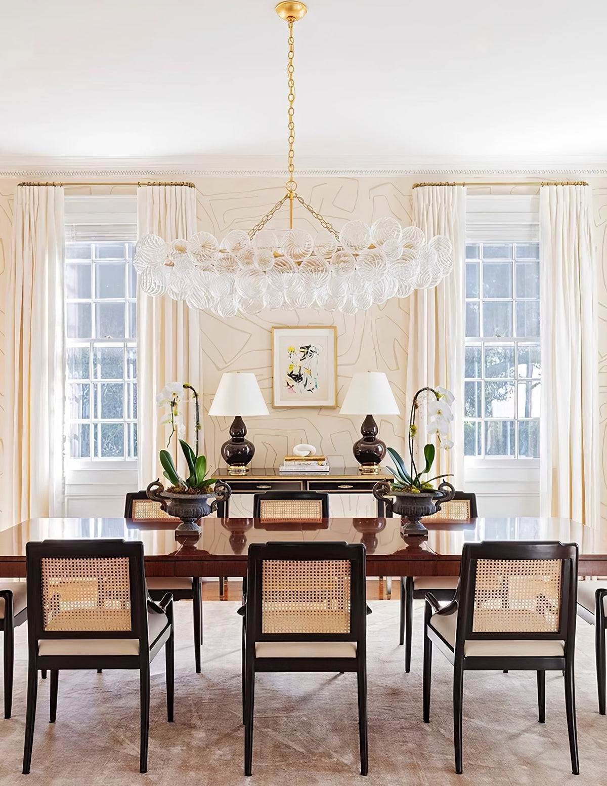Glass Ball Bubbles Chandelier