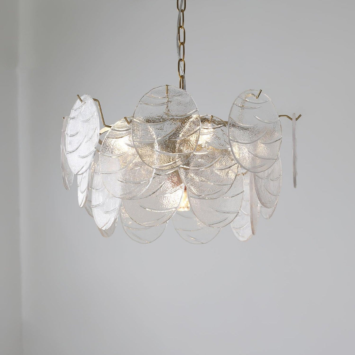 Glass Disc Chandelier