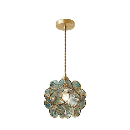 Glass Petal Pendant Light