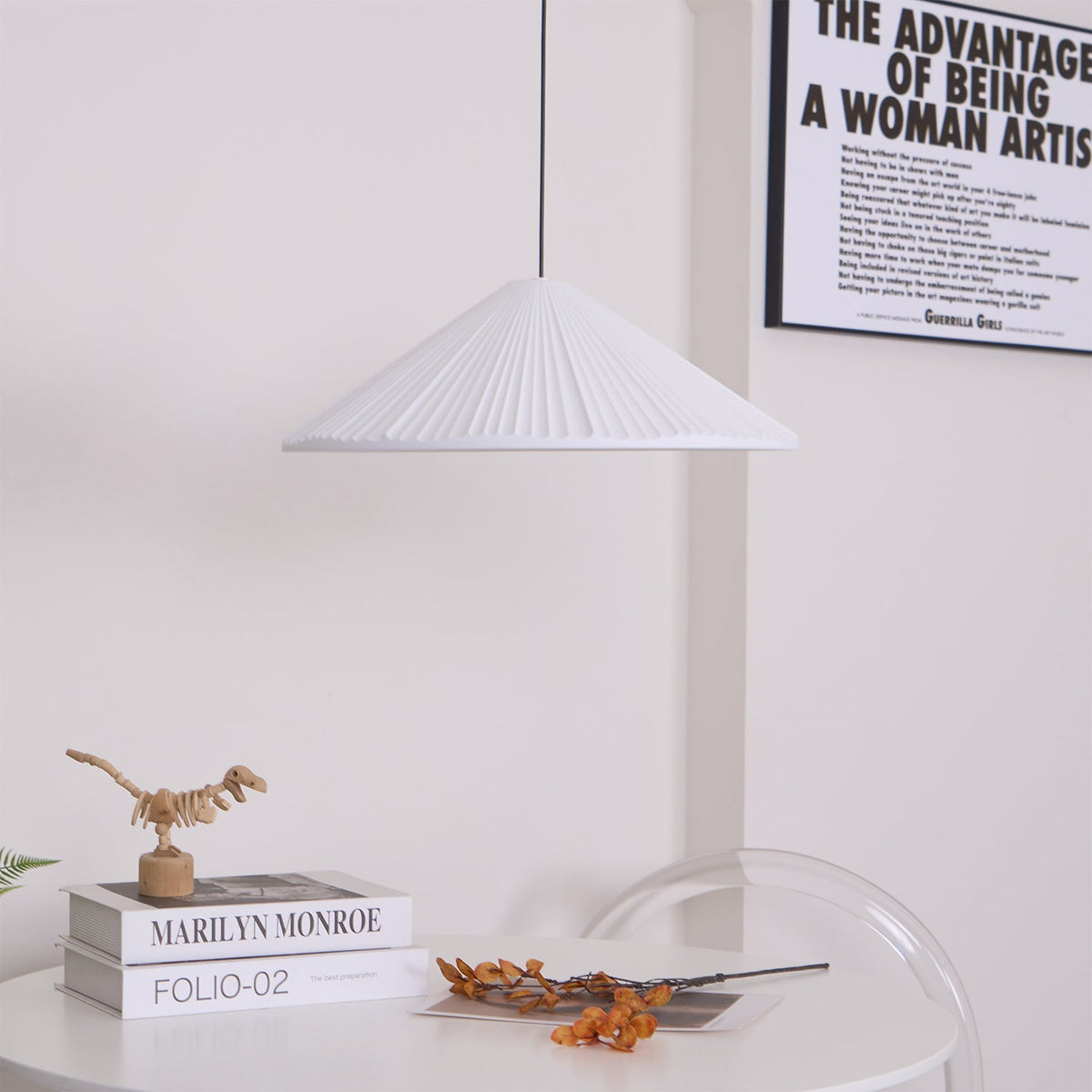 Hat Resin Pendant Lamp
