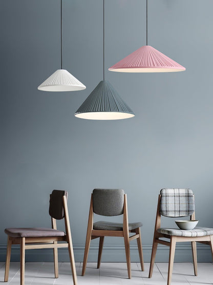 Hat Resin Pendant Lamp