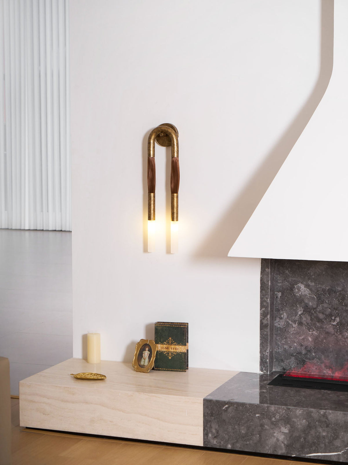 Horsehair Wall Lamp