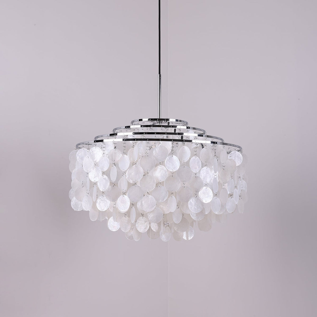 Round Shell Chandelier