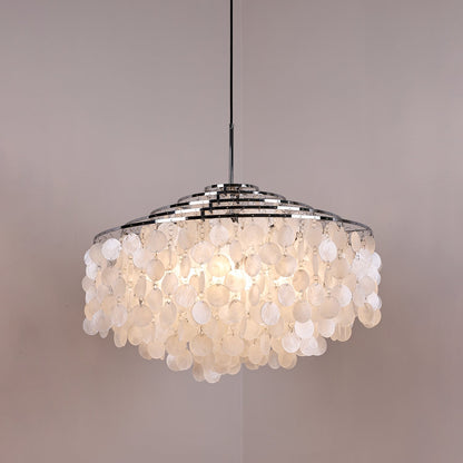 Round Shell Chandelier