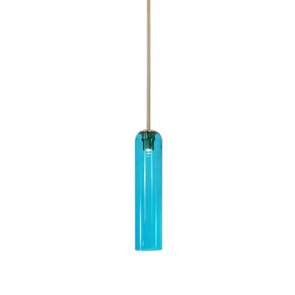 Long Tube Glass Pendant Light