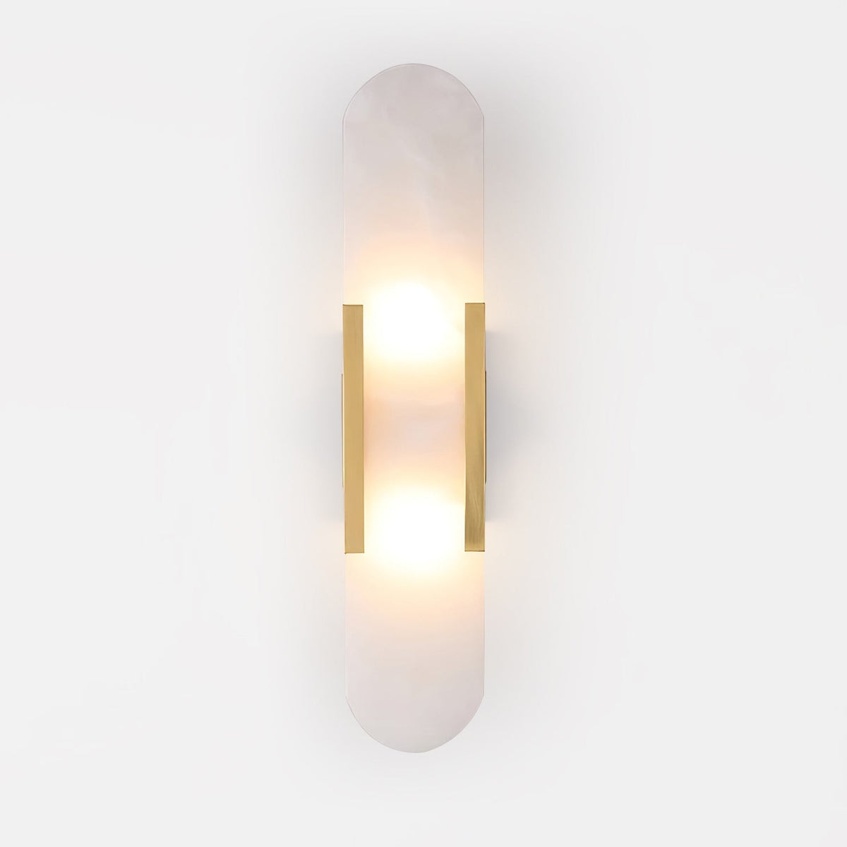 Melange Elongated Alabaster Wall Lamp