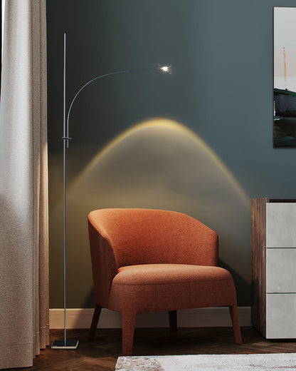 Metal Body Graceful Floor Lamp