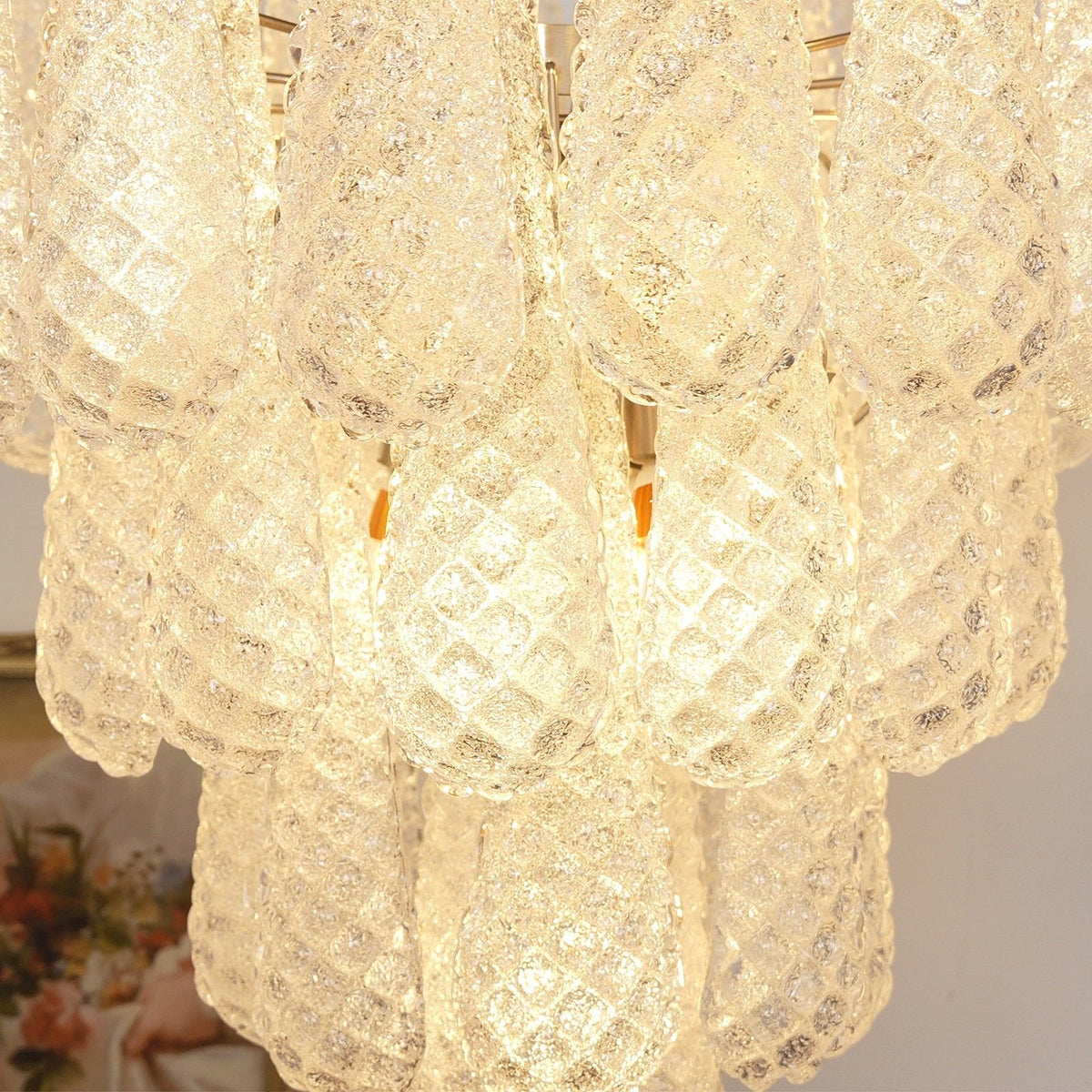 Murano Glass Dewdrop Chandelier