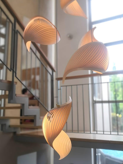 Nautilus Shell Pendant Light