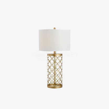 Openwork Metal Table Lamp