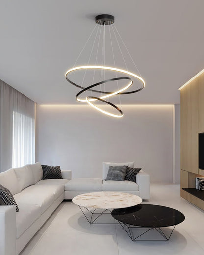 Orrery Rings Chandelier