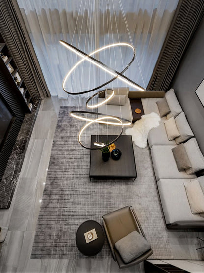 Orrery Rings Chandelier