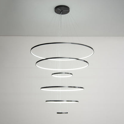 Orrery Rings Chandelier