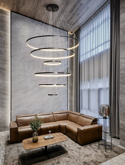 Orrery Rings Chandelier
