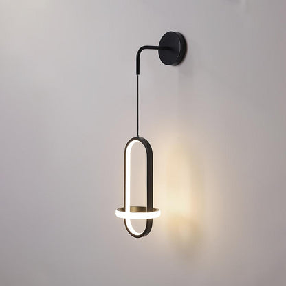 Oval Brass Wall Light