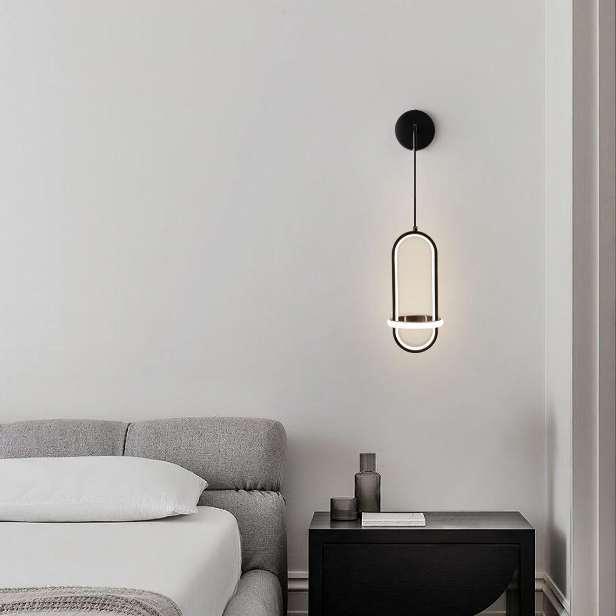 Oval Brass Wall Light