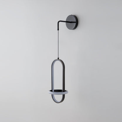 Oval Brass Wall Light