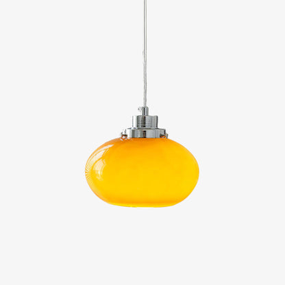Oval Persimmon Pendant Light